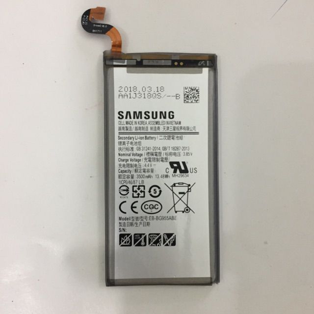 Pin samsung galaxy s8 xịn bảo hành 6 tháng đổi mới