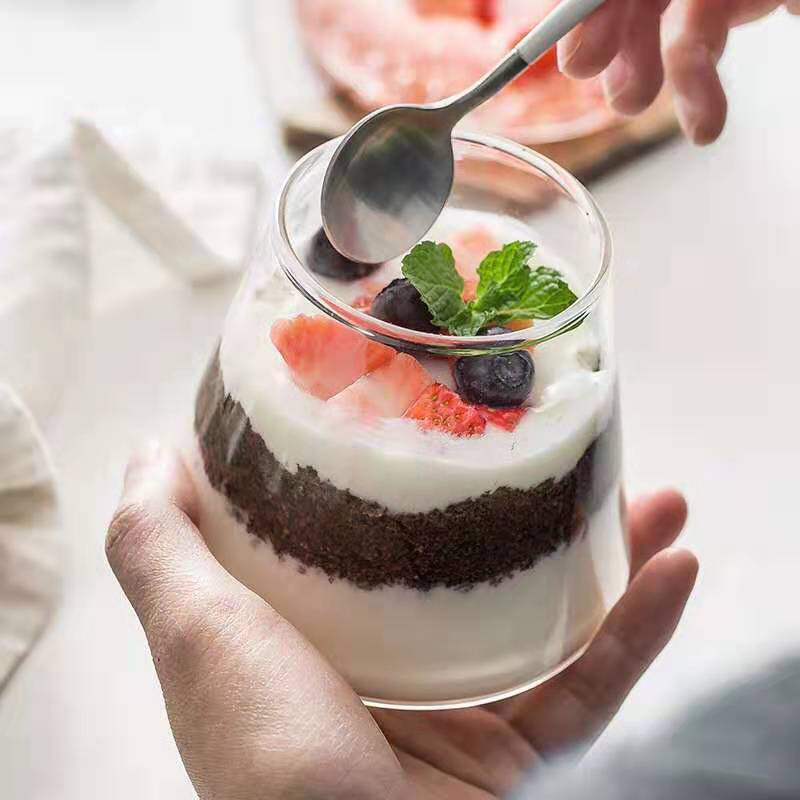 (SẴN) Cốc sinh tố đẹp hình núi Phú Sĩ - Ly cafe, trái cây phong cách Bắc Âu- Ly thủy tinh chịu nhiệt không chì cao cấp Borosilicate