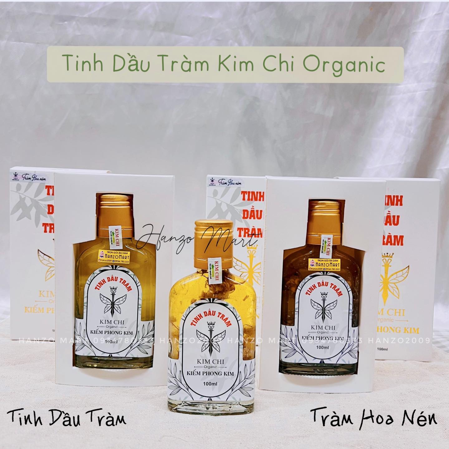 Tinh dầu Tràm Kim Chi hoa nén (Kiếm Phong KIM) - Huế