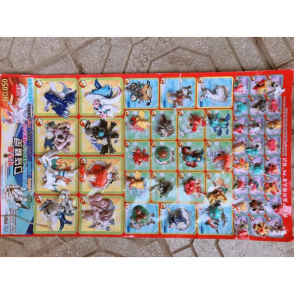 Sỉ vỉ thưởng Pokemon 50 con đủ size