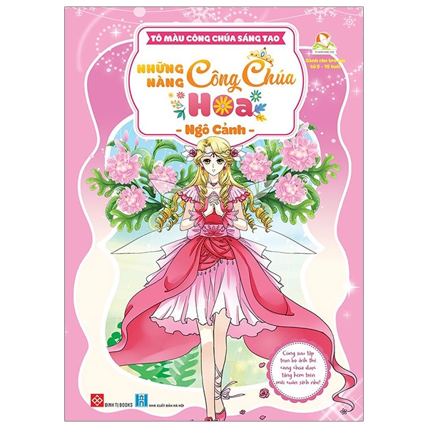 Fahasa - Tô Màu Công Chúa Sáng Tạo- Những Nàng Công Chúa Hoa
