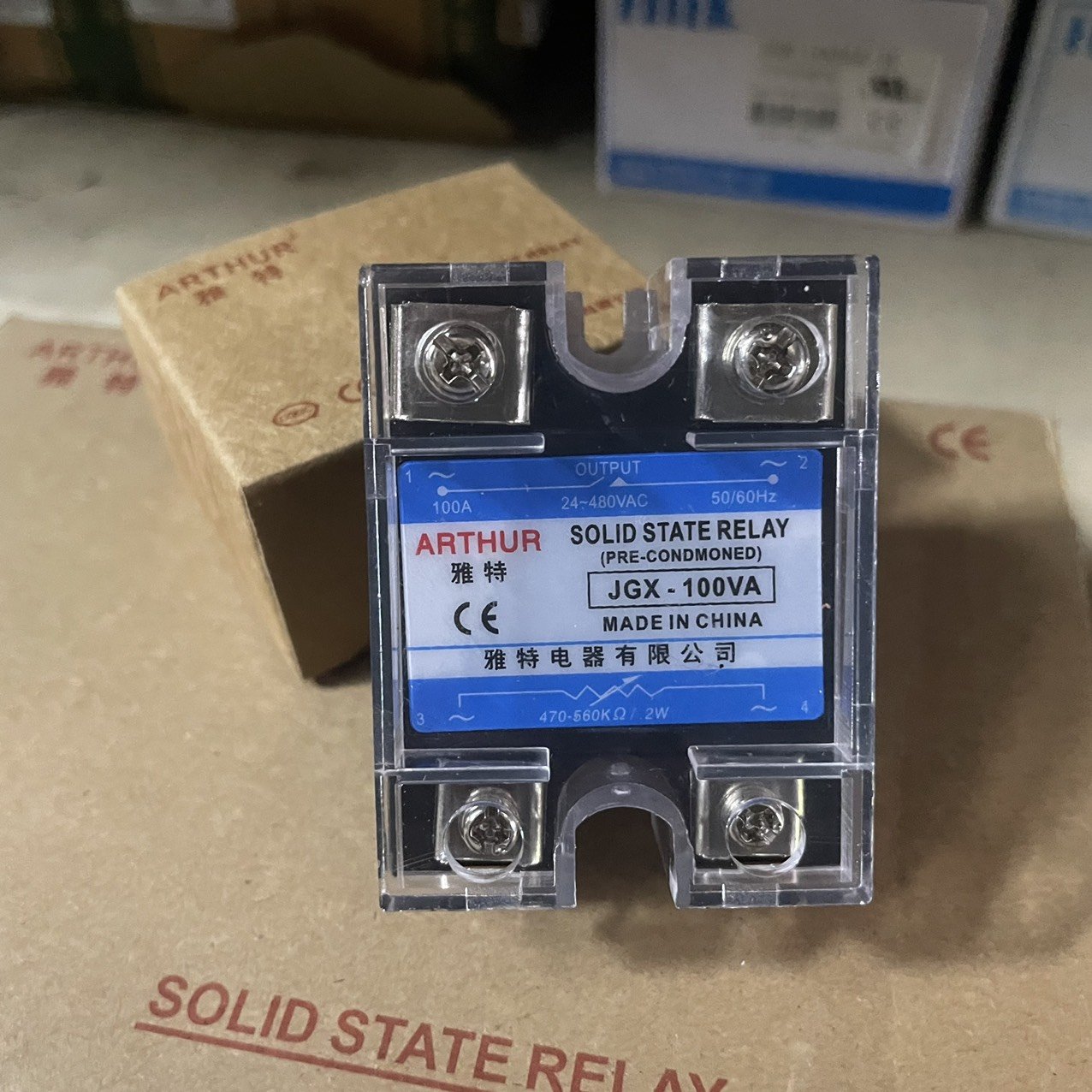 Rơle bán dẫn Arthur cho tủ điện JGX-100VA