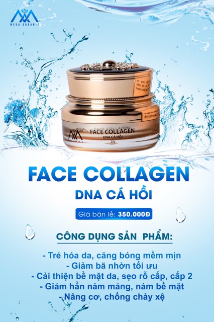 Kem Face DNA Collagen Cá Hồi Chăm Sóc Da Bóng Khỏe