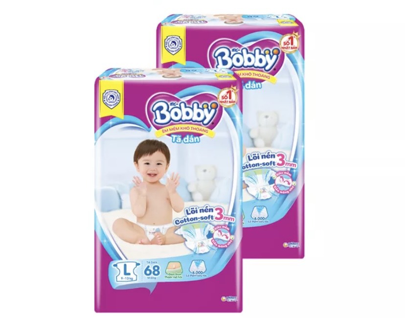 Combo 2 gói tã dán Bobby M76