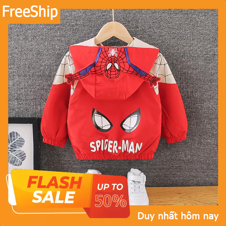 ❤️FREESHIP❤️ Áo khoác SIÊU NHÂN bé trai 7-25 ký