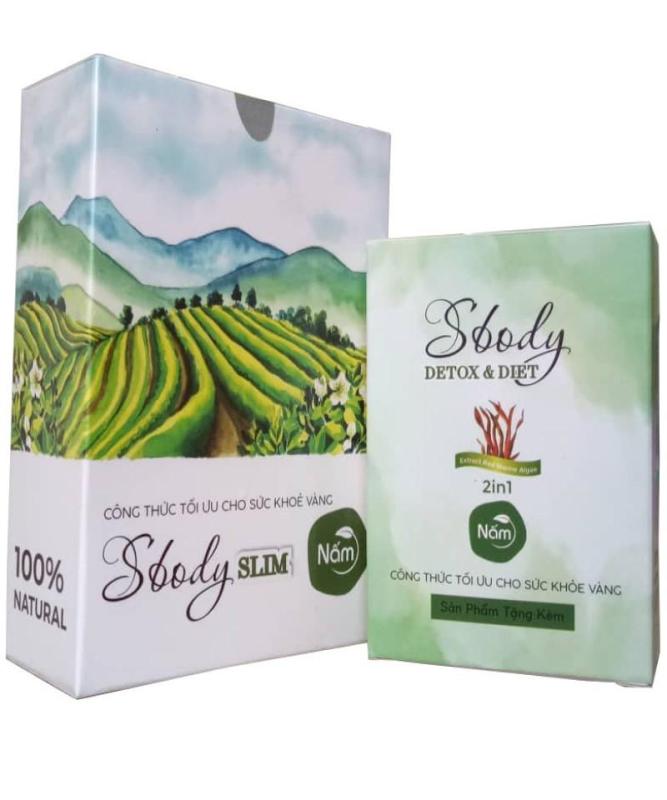 Nấm Giảm cân Sbody Slim dạng viên tặng Detox cao cấp