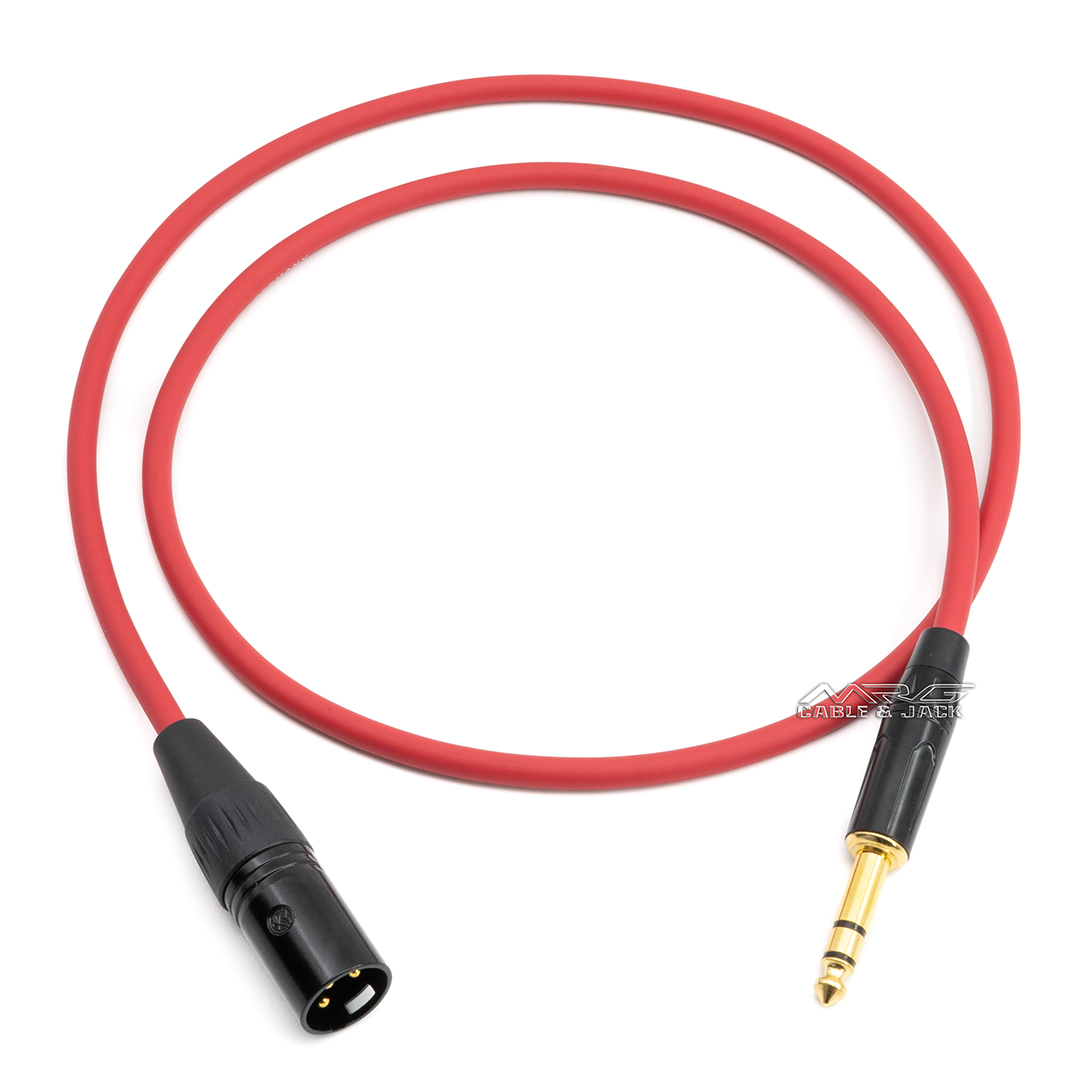 Dây Balance Canon Đực Ra 6 Ly Stereo, dài 0.5m-1m-2m-3m-5m-8m-10m, giá 1 dây (XLR-Male To TRS 1/4) dây tín hiệu âm thanh cân bằng.