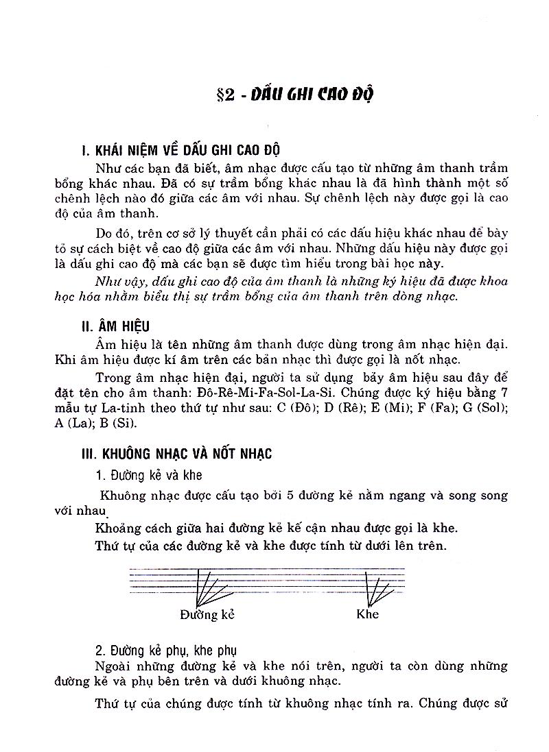 Nhạc Lý Căn Bản
