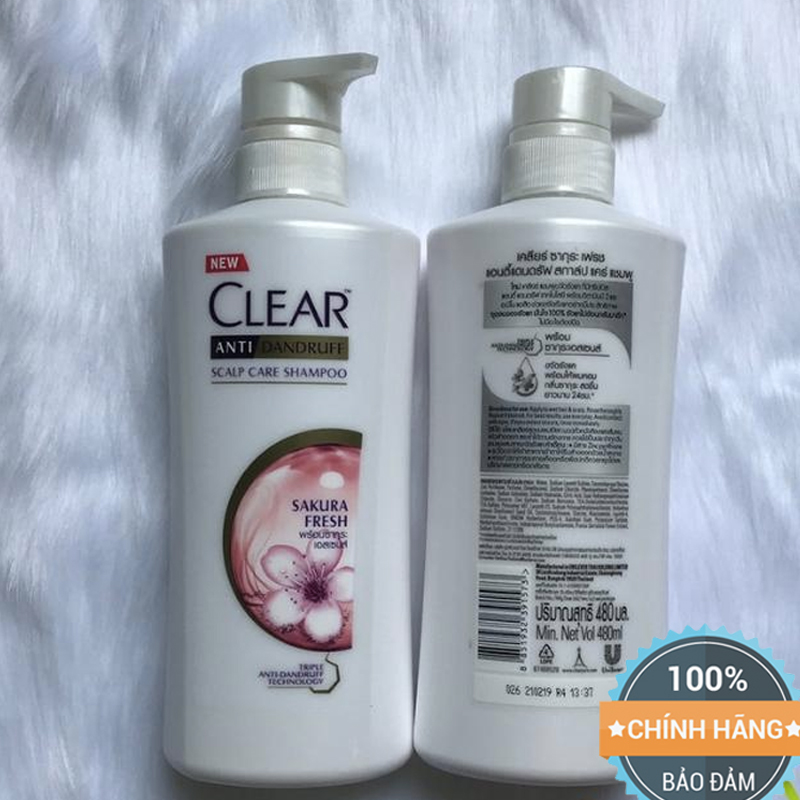 Dầu gội Clear Hoa Anh Đào nhập khẩu Thái Lan - 400ml