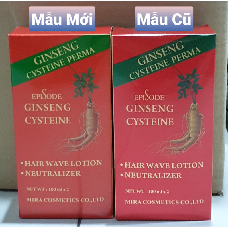 Uốn Tóc Nhân Sâm Gingsen MIRA (100ml x2 )