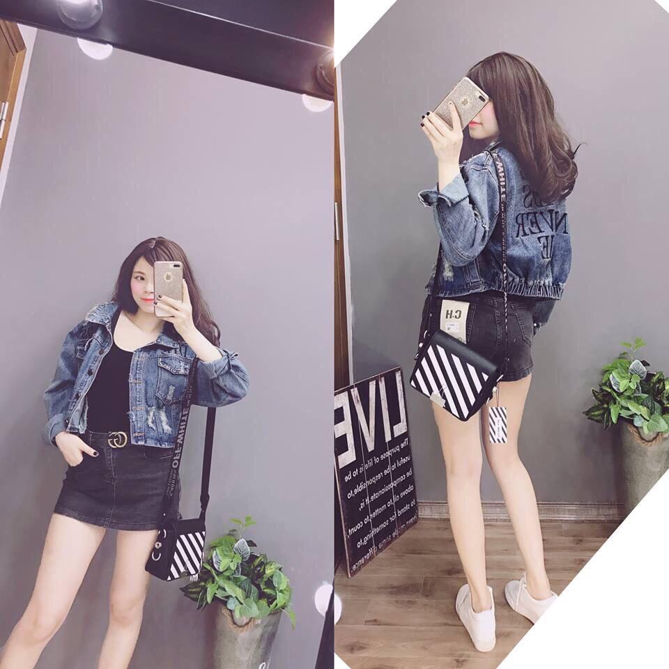 [HCM]ÁO KHOÁC JEAN NỮ THỜI TRANG CAO CẤP HÀNG BAO ĐẸP Y HÌNH AN KHANG TN002