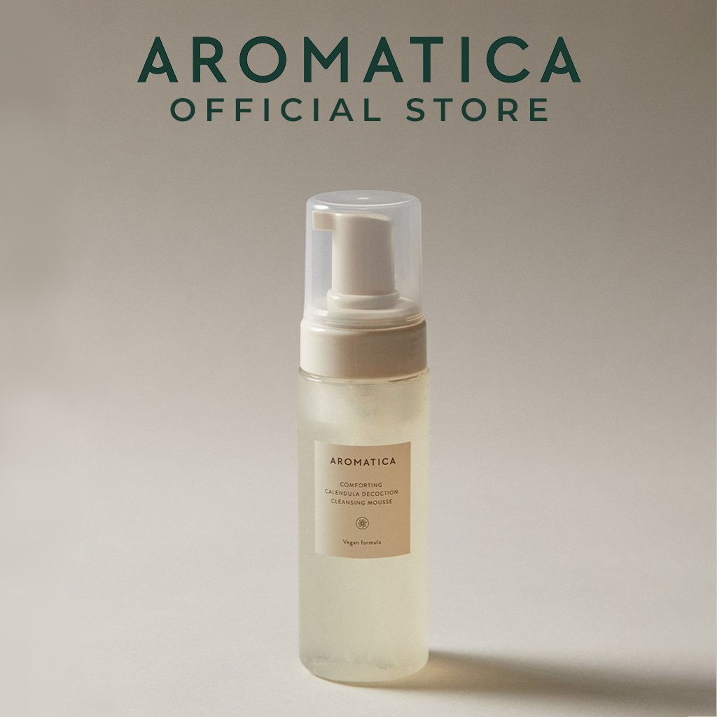 Bọt rửa mặt AROMATICA Comforting Calendula Decoction Cleansing Mousse 170ml