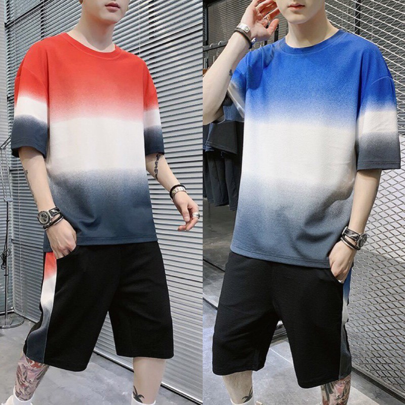 Set Bộ Nam Thời Trang Loang Màu