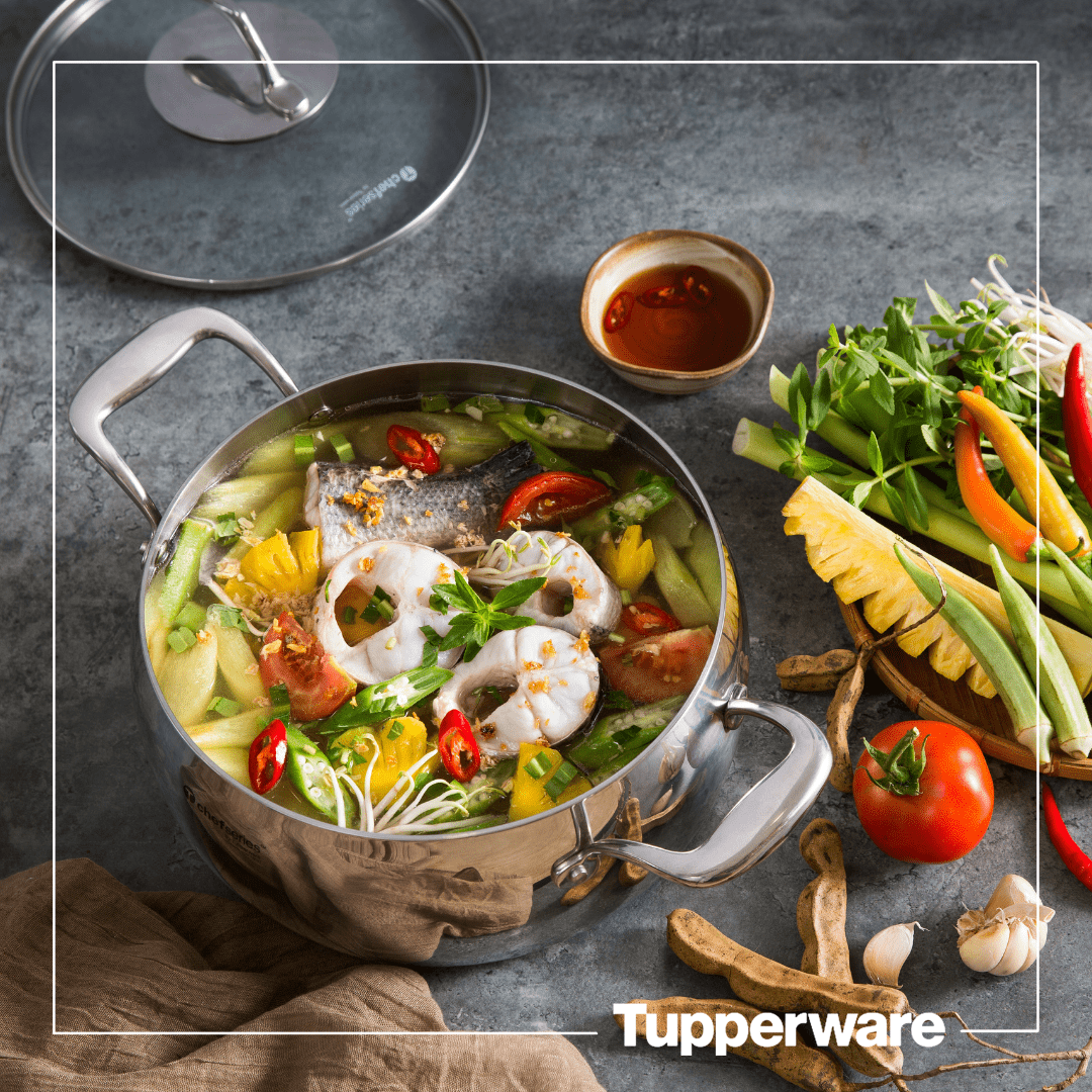 Nồi T Chef Series Casserole (nắp kính) - Tupperware
