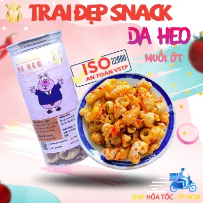[HCM]Da Heo Muối Ớt hủ Pet 150g - Trai Đẹp Snack