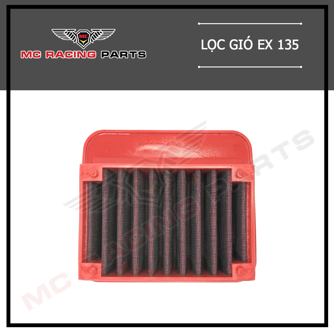 [HCM]LỌC GIÓ EXCITER 135 ĐỎ (ĐỘ)