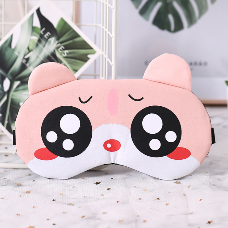 Miếng bịt mắt ngủ kèm túi nước hình con mèo (BMN02)