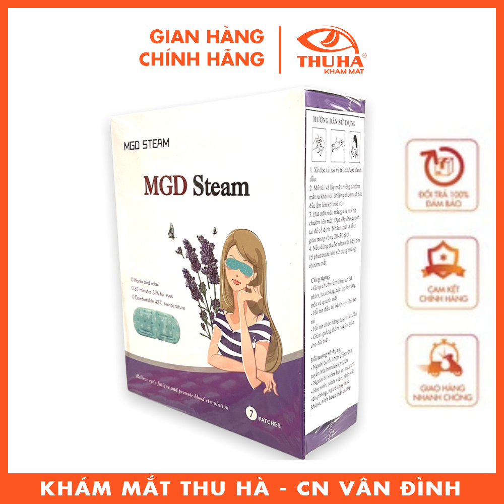 Hộp 7 Miếng chườm ấm mắt MGD STEAM