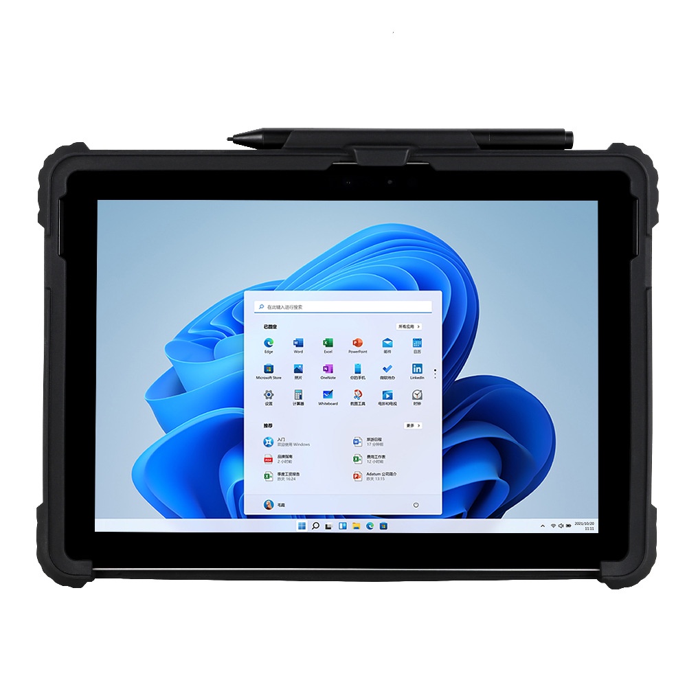 Ốp bảo vệ máy tính bảng bằng silicon kèm ngăn đựng bút cảm ứng cho microsoft surface pro 9 tablet go 2 pro534