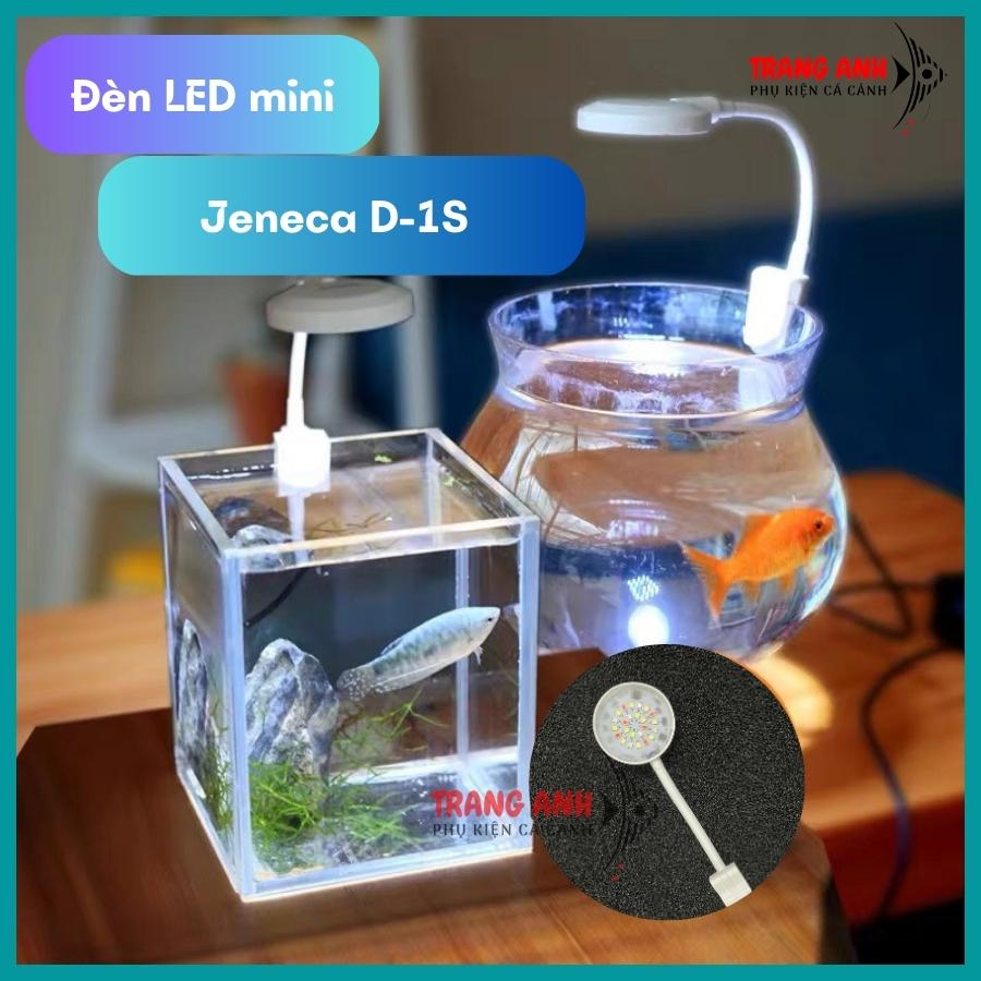 Đèn led bể cá mini Jeneca D-1S, đèn led cho hồ cá cảnh, thủy sinh (3 chế độ màu)