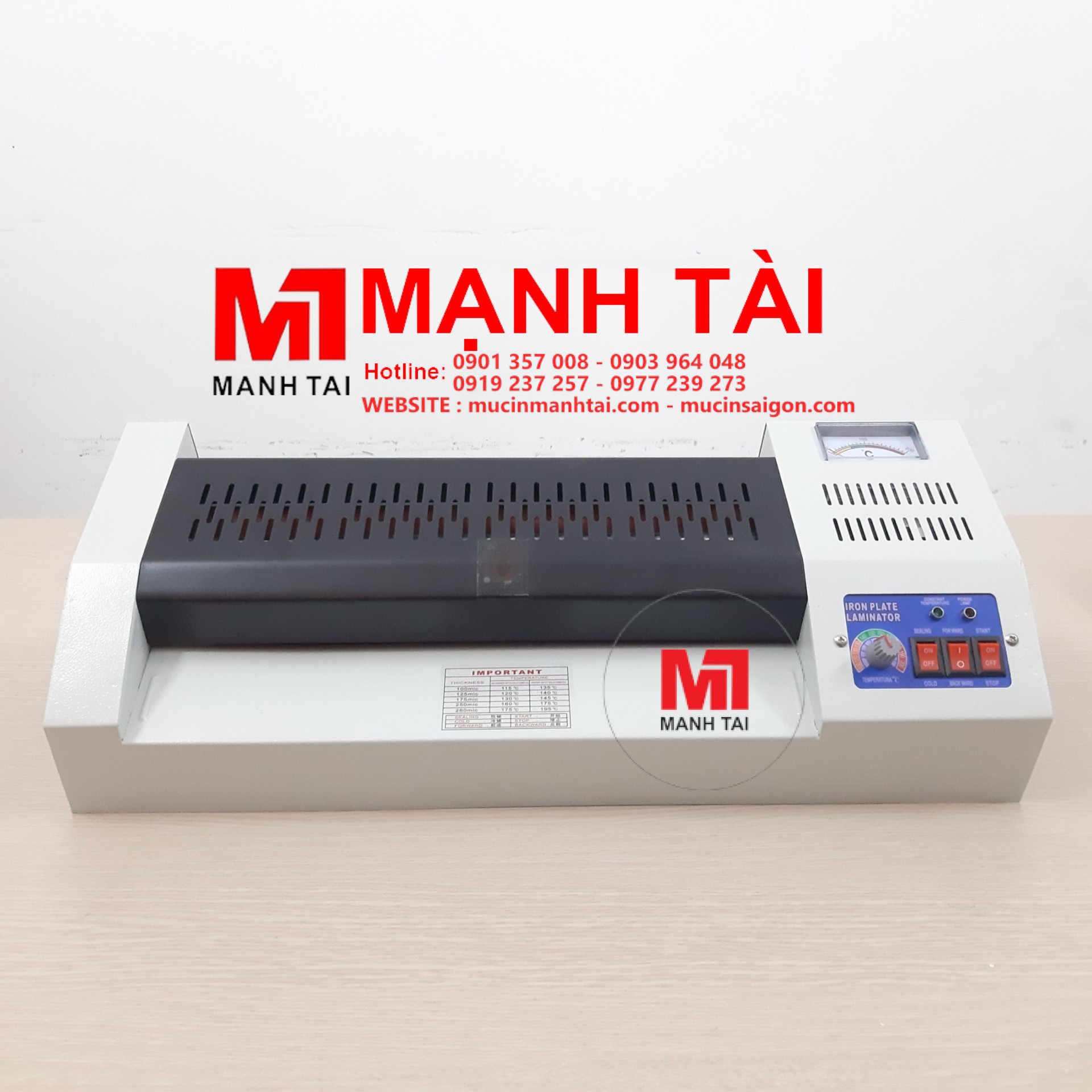 Máy ép plastic YT320 (khổ A3) - Bảo hành 03 tháng