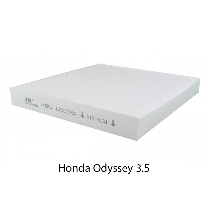 Lọc gió máy lạnh, lọc cabin xe honda odyssey 3.5 2005, 2006, 2007, 2008, 2009, 2010, 2011, 2012, 2013 80292-sec-a01 hàng nhật ac881j