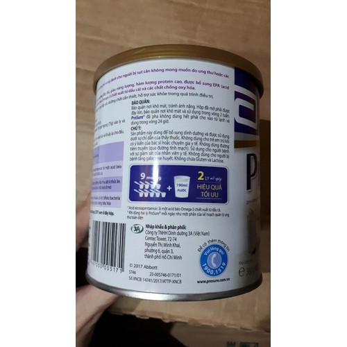 (Date mới) Sữa bột Prosure 380g