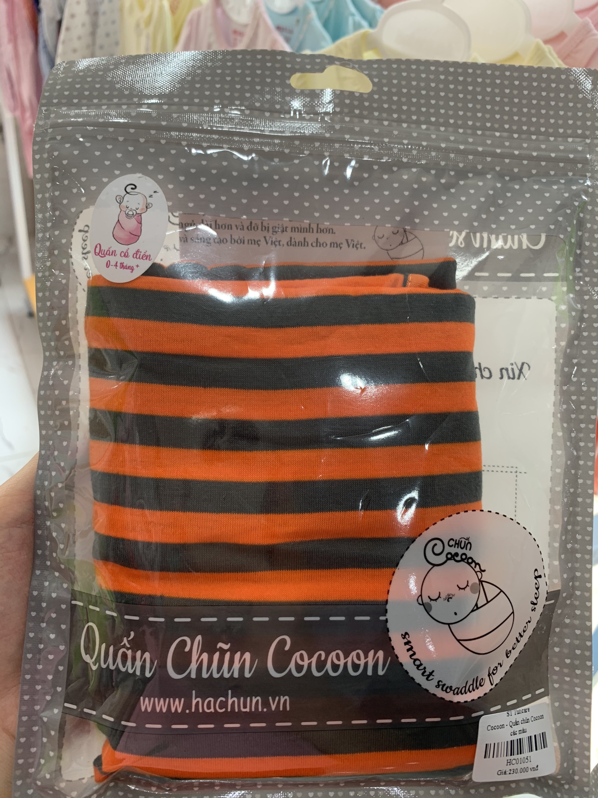 [HCM][Hàng sẵn - Chính Hãng] Quấn Chũn Cocoon Các Màu Cho Bé