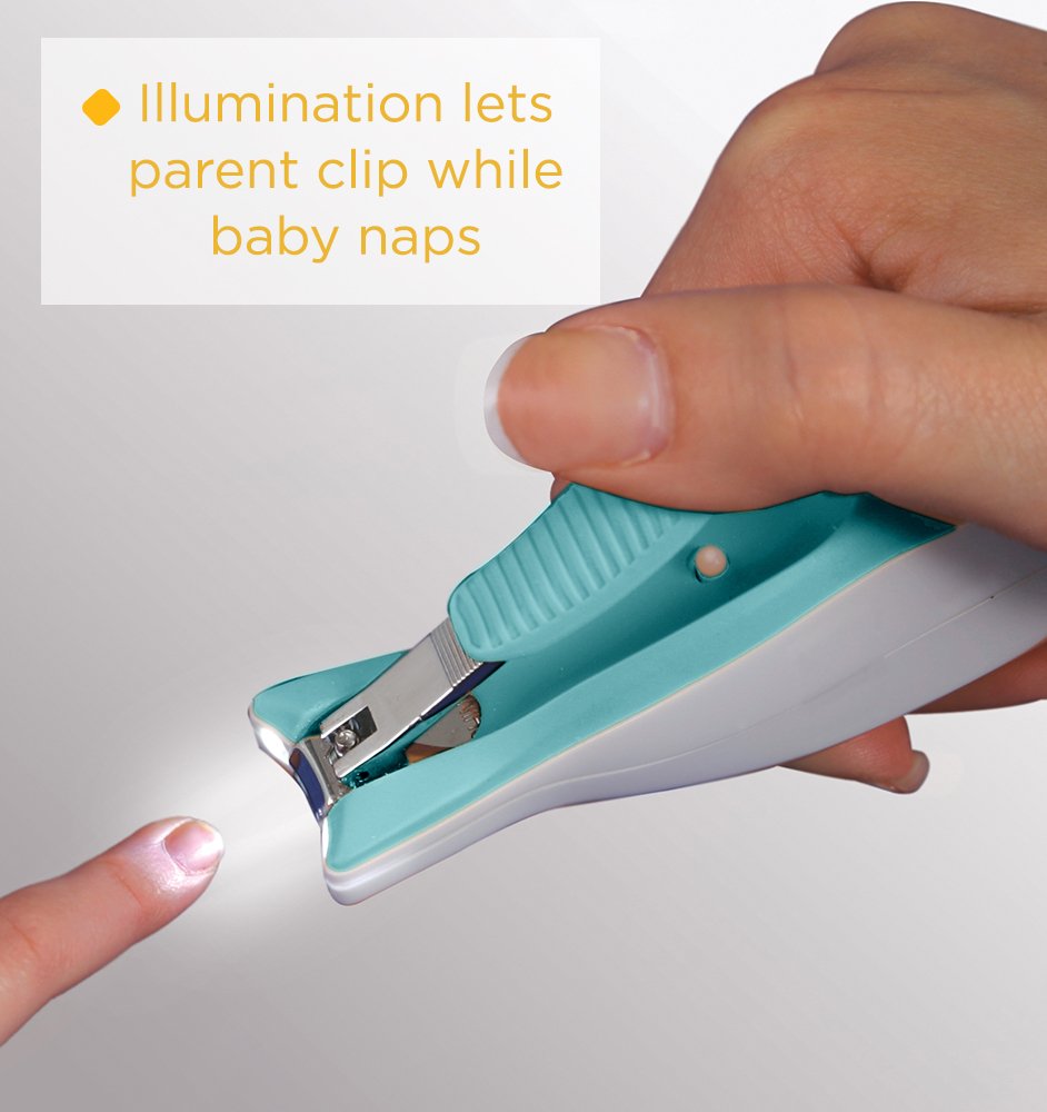 [Chính hãng] Bộ Cắt Móng Tay Có Đèn LED Kèm Dũa Safety 1st Cho Bé