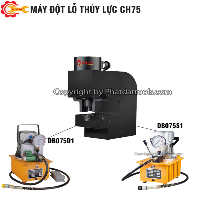 Máy đột thủy lực CH75 - Bảo hành 6 tháng