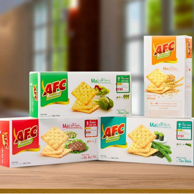 Bánh cracker AFC dinh dưỡng 200g