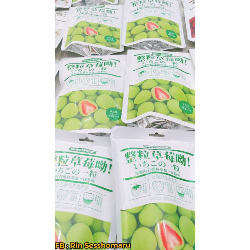 🍓Socola Bọc Dâu Tây Sấy Giòn 🍓 - Combo 6 Gói