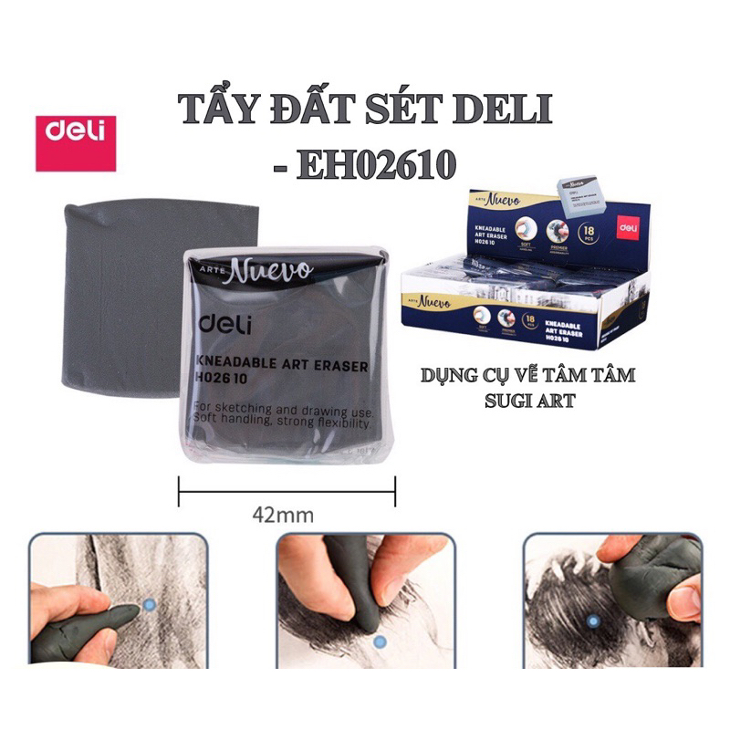 Gôm Tẩy Đất Sét  Deli