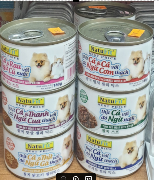 Pate dành cho chó mèo Natufit 160g