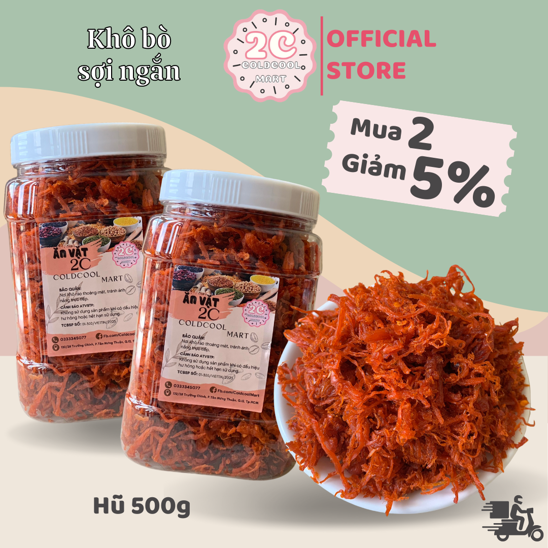 Khô Bò Sợi (khô gà giả bò) 2c Mart 1kg