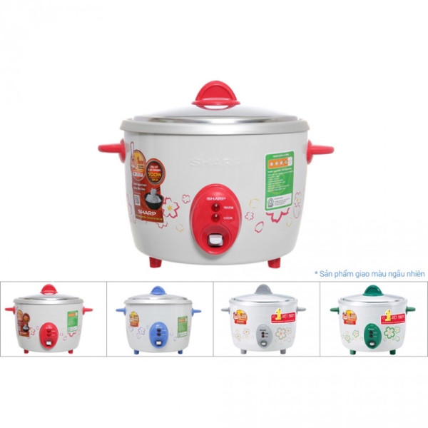 Nồi cơm điện nắp rời sharp ksh-d22v - màu ngẫu nhiên - hàng chính hãng