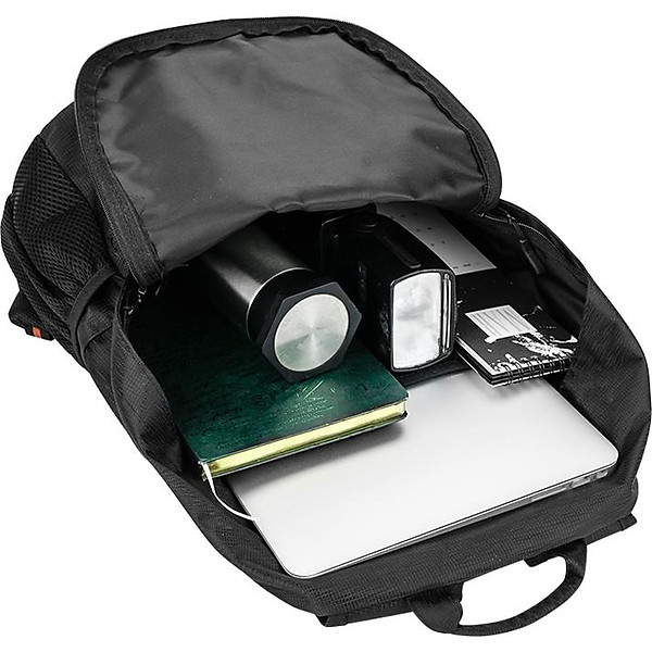 (Đen sọc cam 32 x 38 cm) Balo Ronal BL83