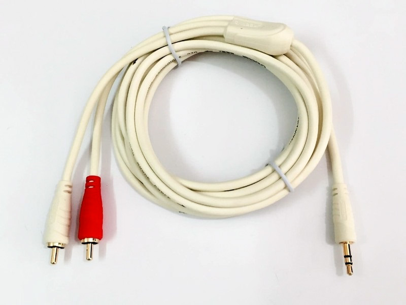 Cáp âm thanh jack audio 3.5mm ra 2 đầu av bông sen rca dài 5m