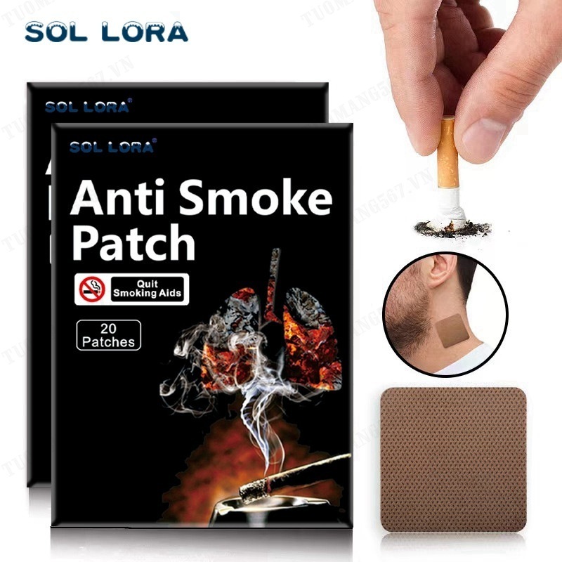 Smoking Control Patch Body Cleansing Smoking Smoking Health Care Patch Acupoint Massage Plaster Patch 20 pieces/box