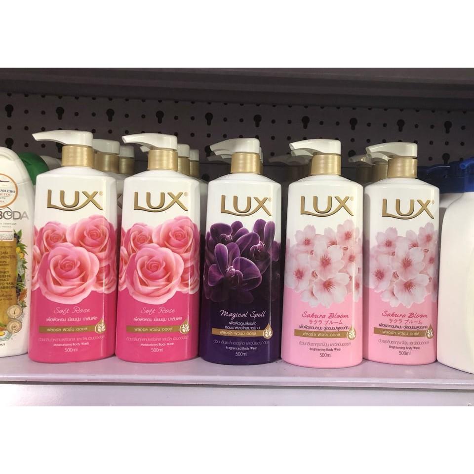 Sữa Tắm LUX Thailand 500ML - Màu Hồng