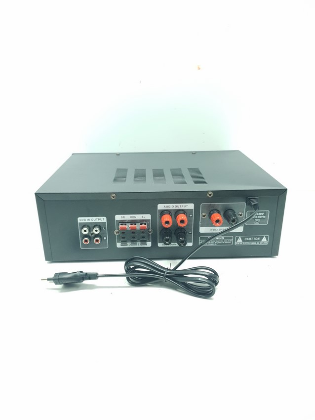 Amply WXF BT-9999 12V/220V - Audio Blutooth (Đen)