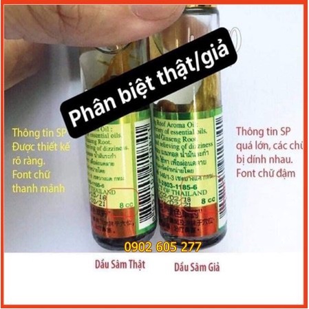 Dầu lăn nhân sâm thái lan 8ml
