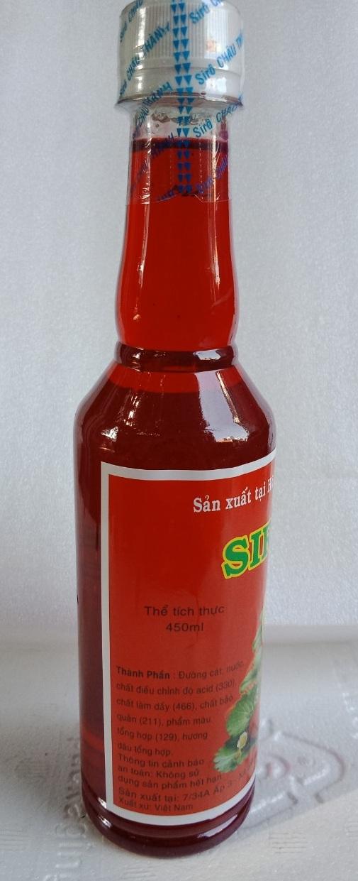 [HCM]Siro hoa quả Châu Thành đủ vị 450ml (Hương dâu)