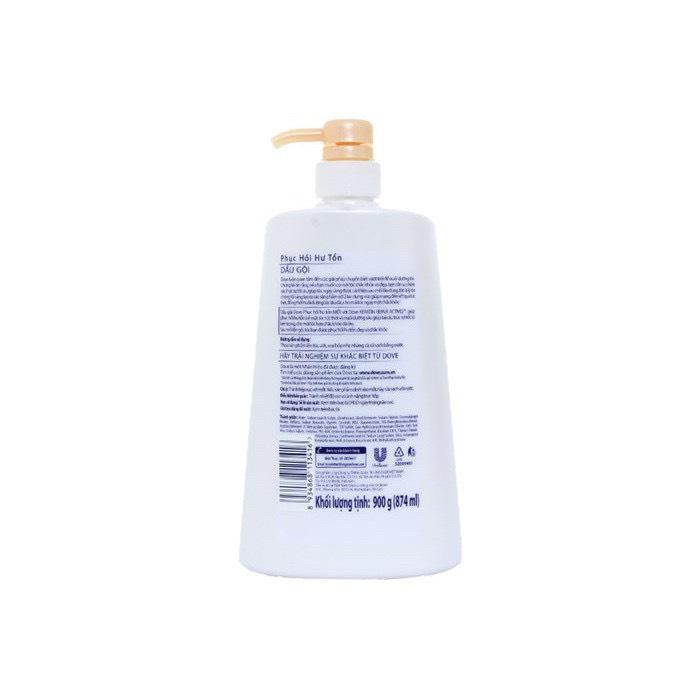 [HCM]Dầu Gội Dove 900ml Phục Hồi Hư Tổn