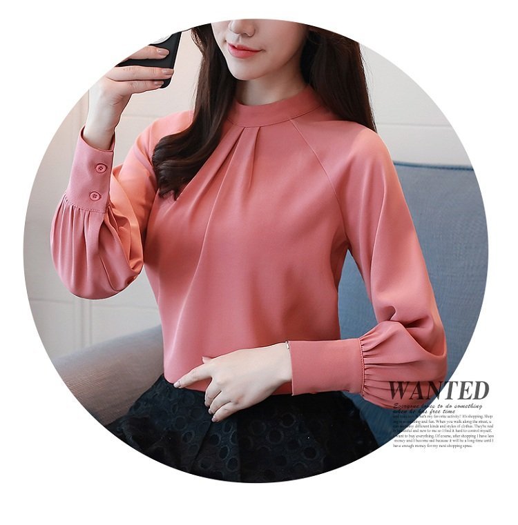 ÁO KIỂU CỔ YẾM TAY DÀI THỜI TRANG
