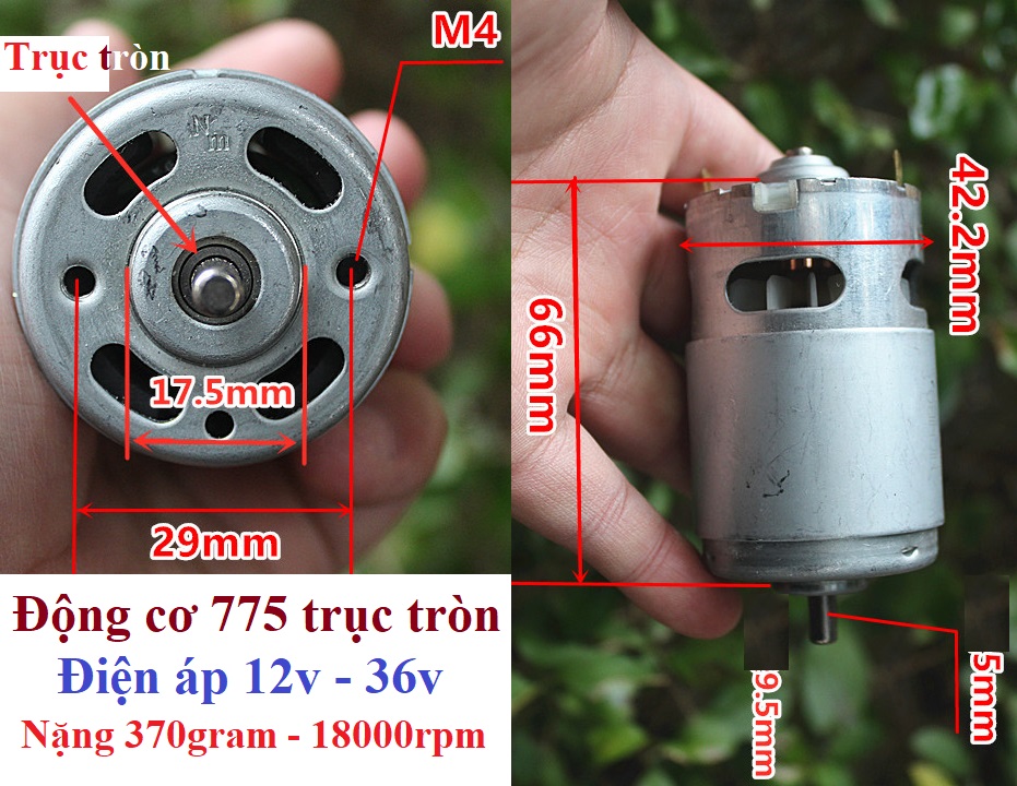 Động cơ 775 các loại