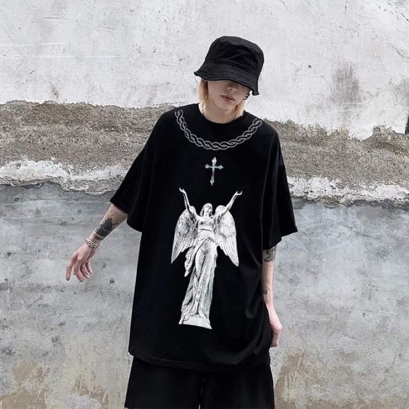 Áo thun tay lỡ Maria Mikenco