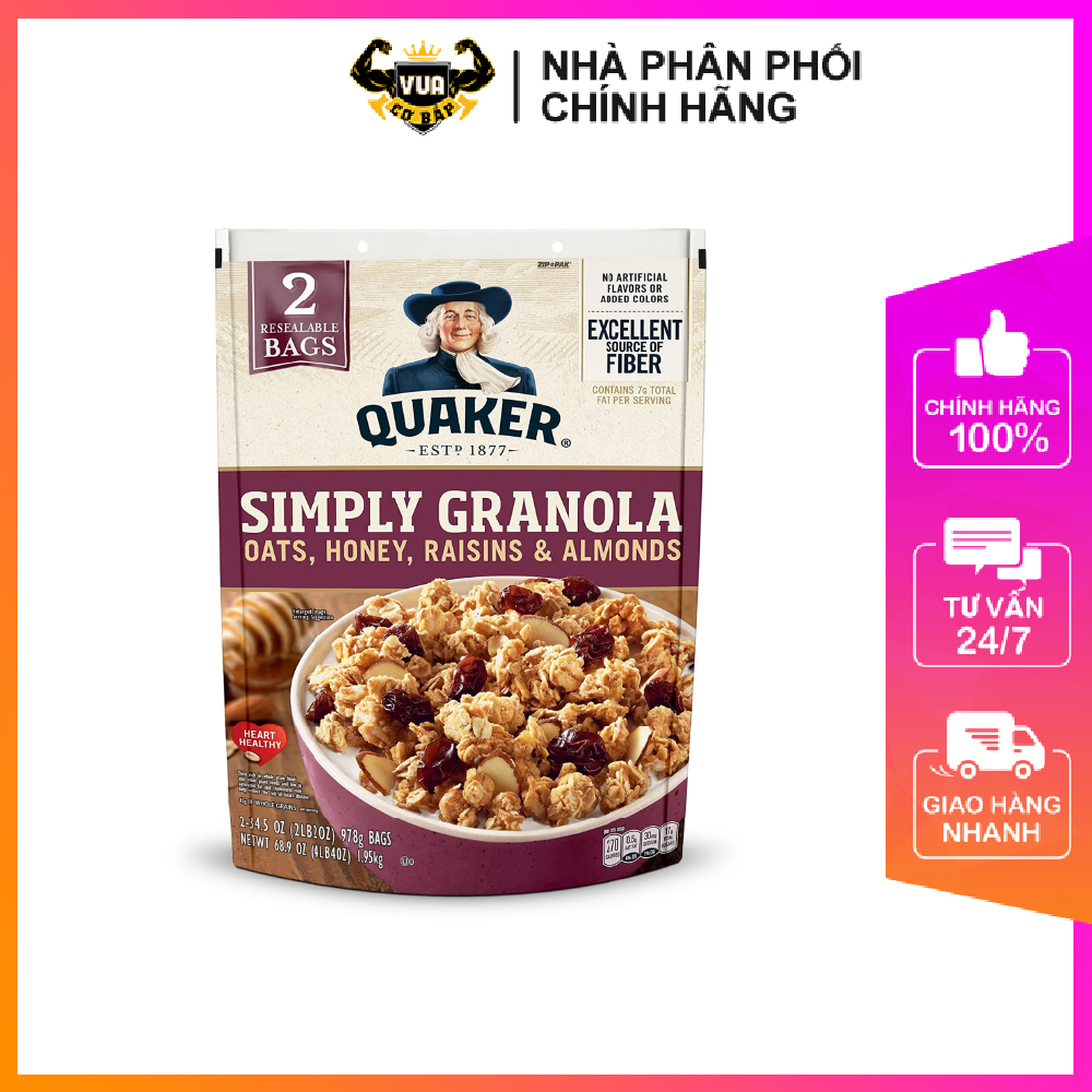 Yến Mạch Quaker Simply Granola 978gram