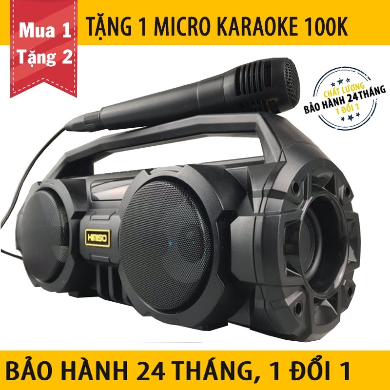 [ TẶNG KÈM MIC HÁT ] Loa Kẹo Kéo Karaoke Bluetooth Mini KIMISO S1, S2 - Loabluetooth - Micro Bluetooth