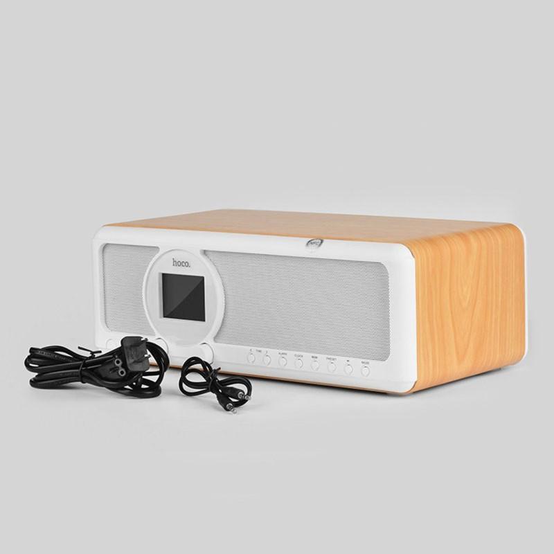 Loa Bluetooth để bàn Hoco BS12 Earl Wooden